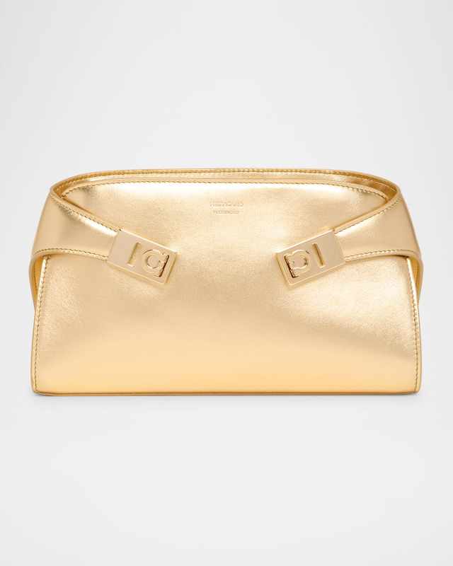 Mini Hug Metallic Crossbody Bag